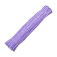 thumbnail image 1 of Juego de limpiadores de tuberías para niños, tallo de chenilla de felpa de 30cm, palos giratorios flexibles, juguete educativo para manualidades, fabricación de ramos, 100x púrpura, 1 of 8