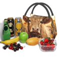 thumbnail image 3 of Easygdp Vintage Sunflower Cow Bolsa de Almuerzo Insulada Reutilizable, Bolsa de Mano y Bandolera para Oficina, Trabajo, Viajes, 3 of 6