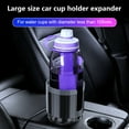 thumbnail image 5 of Large Car Cup Holder Expander with Adjustable Base Anti-slip Cup Holder Adapter Organizer for Most Bottles Cup Car Accessories, 5 of 8