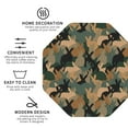 thumbnail image 3 of Kdxio Camouflage Rabbit Funny Coasters,4 Pcs Leather Coasters,Housewarming Gifts,Protect Furniture from Water Marks Scratch and Damage, 3 of 8