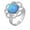 G, variant on Ladies Fashion Sensation Mood Discoloration Open Ring