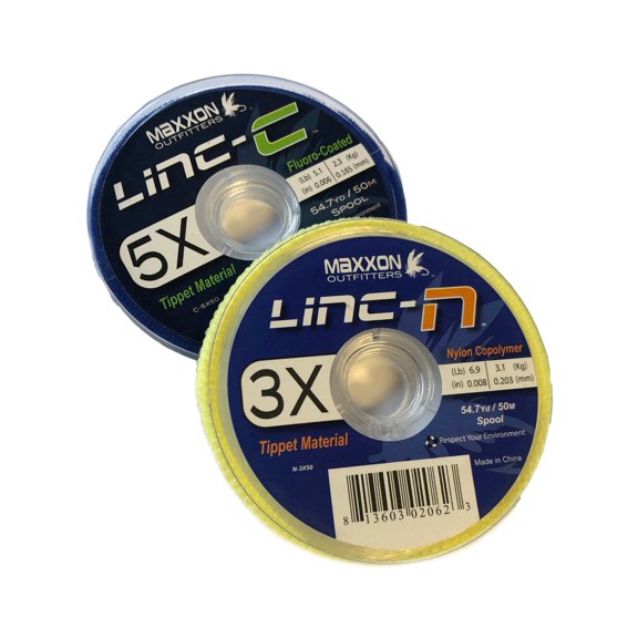 Tippet 4X, 50m Spool, Nylon Copolymer, w/Elastic Keeper