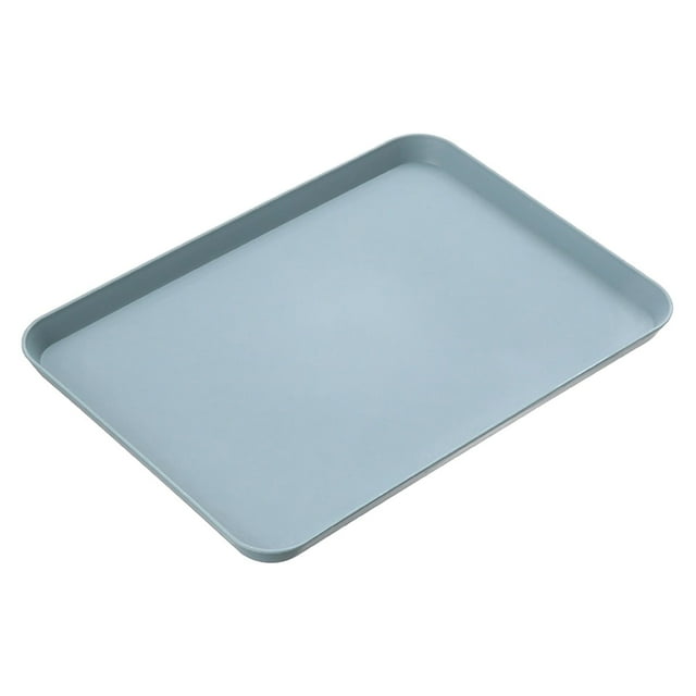 Bandejas rectangulares de comida rápida ionze para servir en interiores, de plástico, 5 unidades (A1)