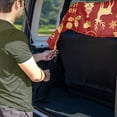 thumbnail image 5 of Xoenoiee Deer Snowman Candy Snowflake Pattern Car Seat Cover for Back Seat, Waterproof Rear Bench Towel Seat Covers Christmas Decoration Non-Slip Rear Seat Protector Car Interior Accessories for Dogs, 5 of 7