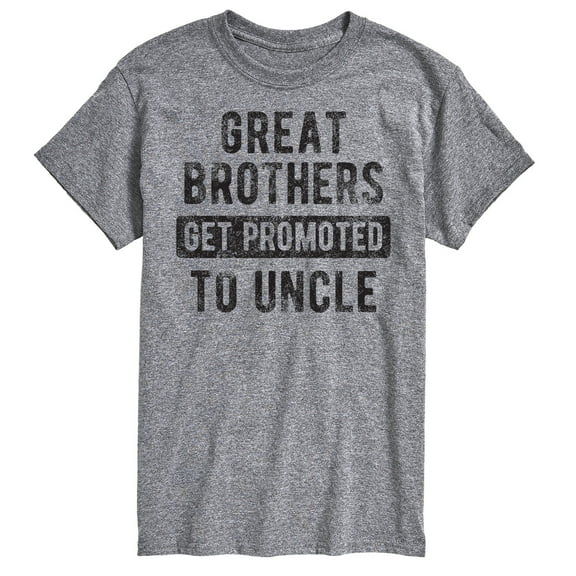 Instant Message - Great Brothers Get Promoted to Uncle - Men's Short Sleeve Graphic T-Shirt