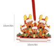 thumbnail image 5 of Relax love Christmas Elk Ornament,Family Member Blessings Pendant Xmas Tree Hanging Decorations DIY Name,Six deer heads, 5 of 6