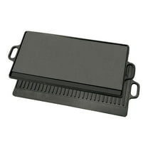 Cast Iron Griddle 28 Inch Reversible - Flat Top & Ribbed Grill - Outdoor Cooking for Camping, Tailgating, and Backyard BBQs