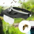 thumbnail image 2 of LED Beekeeping Bee Moving Magnifying Glass Mounted Magnification Mirror Lens, 2 of 8