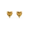 thumbnail image 1 of Boucles d'Oreilles Clous Pierre de Naissance Cœur, 1 of 4