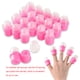 thumbnail image 3 of Vogacara Clips de plástico para quitar esmalte de uñas, 10 piezas, portátiles, reutilizables, lavables, para salón de uñas, tapas para remojo Juegos de manicura rosado barril Vogacara CE1713-01B, 3 of 6