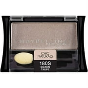 Maybelline Expert Wear Chic Naturals Eyeshadow Singles, 180 Silken Taupe High Peral , 0.09 oz