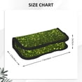 thumbnail image 3 of Fotbe Green Glitter Sparkle Pattern Pencil Case,Canvas Pen Case, Multi- Slot Pencil Pouch, Portable Pencil Bag, Pen Case for& Office, Makeup Bag ,Zipper Pouch, 3 of 6