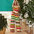 thumbnail image 5 of pstuiky Christmas Outfits for Women, Women Christmas Overalls Print Loose Adjustable Overalls Wide Leg Belt Pocket Overallschristmas Jumpsuit for Women, 5 of 9