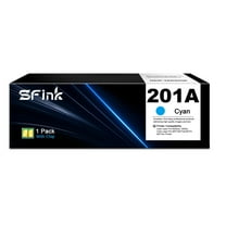 201A CF401A Toner Cartridges 1 Pack Cyan Compatible for HP 201A 201X for Color Laserjet Pro MFP M277dw M252dw M277n M277c6 M252n M277 Printer