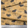 thumbnail image 3 of Soimoi Silk Fabric Sleigh & with Love Text Print Sewing Fabric Yard 42 Inch Wide, 3 of 5