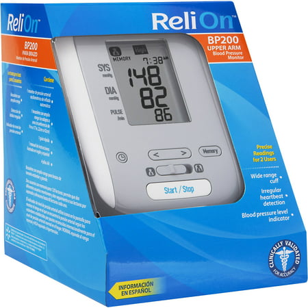 ReliOn BP200 Auto Inflate Deluxe Digital Blood Pressure Monitor