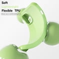 thumbnail image 4 of Funda para iPhone 15 Svanove 6.1" de TPU suave, verde claro, 4 of 7
