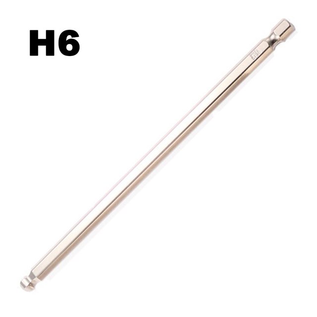 1X Embout de Tournevis 150Mm Outil à Main Magnétique Hexagonal en Acier Allié H6