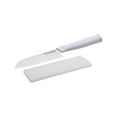 thumbnail image 6 of KitchenAid Classic 5-Inch Santoku Knife with Sheath, High-Carbon Japanese Steel Blade, White, 6 of 6