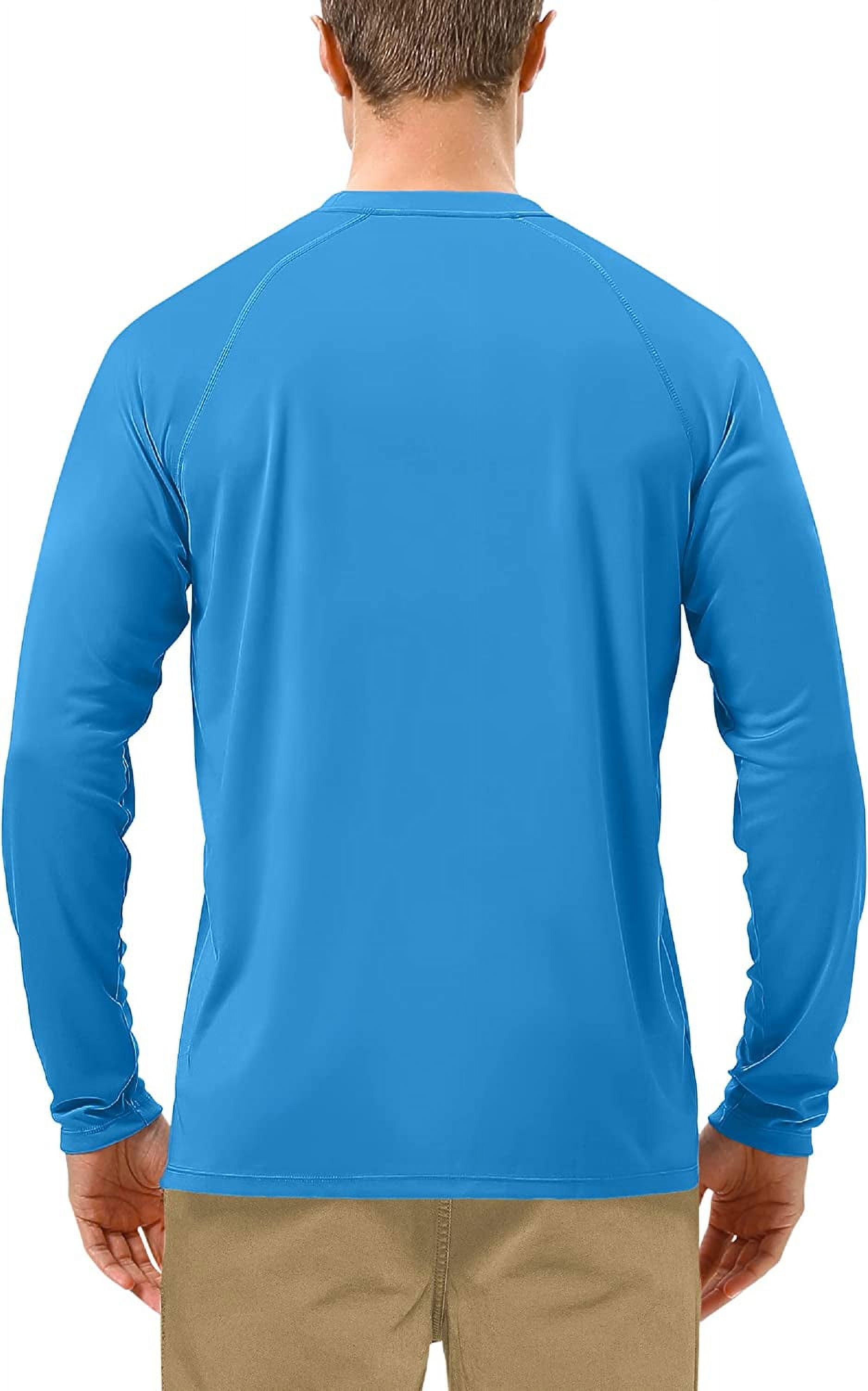 Roadbox Mens UPF 50+ UV Sun Protection Shirts Outdoor Long Sleeve Fishing T- Shirt for Hiking Swimming Rash Guard : : Sports & Outdoors