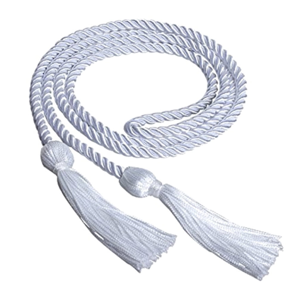 Graduation Honor Cord Tassels Cord (67 Long in Total, White