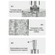 thumbnail image 4 of Recambio para dispensador de jabón espumoso de 400ML, botella dispensadora de gel de ducha cuadrada gris, 4 of 5