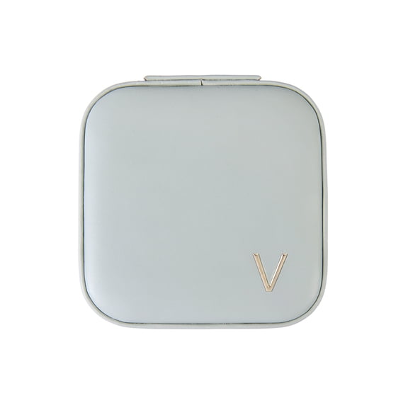 Time and Tru Square Sage Initial "V" Jewelry Organizer