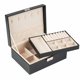 thumbnail image 1 of Jewelry box with 2 bowls for necklace and earrings black, 1 of 5