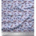 thumbnail image 1 of Soimoi Poly Georgette Fabric Car Transport Print Fabric by Yard 52 Inch Wide, 1 of 3