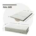 thumbnail image 2 of Gymax FULL 3'' Tri-fold Memory Foam Floor Mattress Topper Portable w/ Carrying Bag, 2 of 10