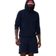 thumbnail image 2 of Xdegoge mens sets 2 piece outfits casual Summer Casual Athletic Hoodie Sweatshirt and Drawstring Sweatshorts Tracksuit Athletic Workout Gym Running Outfits, 2 of 5