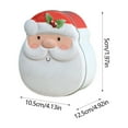 thumbnail image 4 of MXTPOV Christmas Cookie Tins, Cute Santa Claus Shaped Cookie Tins, Metal box with Lids for Gifts Giving, Christmas Tins for Cookies and Gifts, 4 of 6