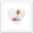 thumbnail image 1 of Americanflat Marco De Fotos De 8 X 8 Con Tapete En Forma De Corazón En Blanco - Utilícelo Como Marco De Fotos De 12 X 12 Sin Tapete O Marco De 8 X 8 Con Tapete - Marco De Fotos De Madera De Ingeniería, 1 of 1