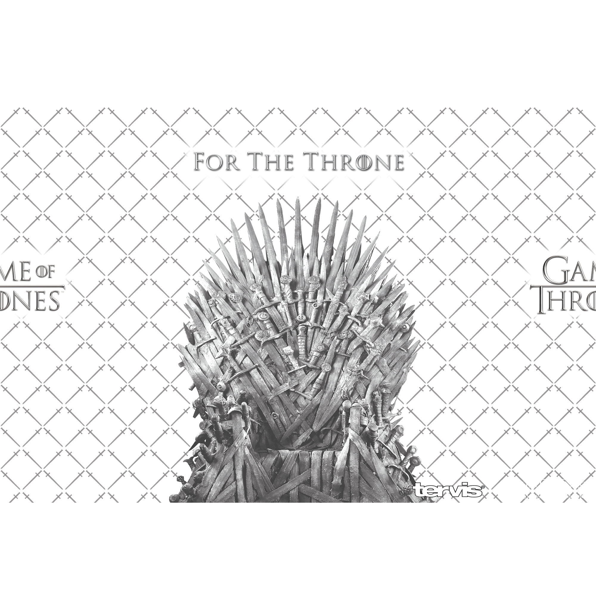 Tervis Game of Thrones™ Triple Walled  Insulated Tumbler Travel Cup Keeps Drinks Cold & Hot, 30oz - Stainless Steel, For The Throne
