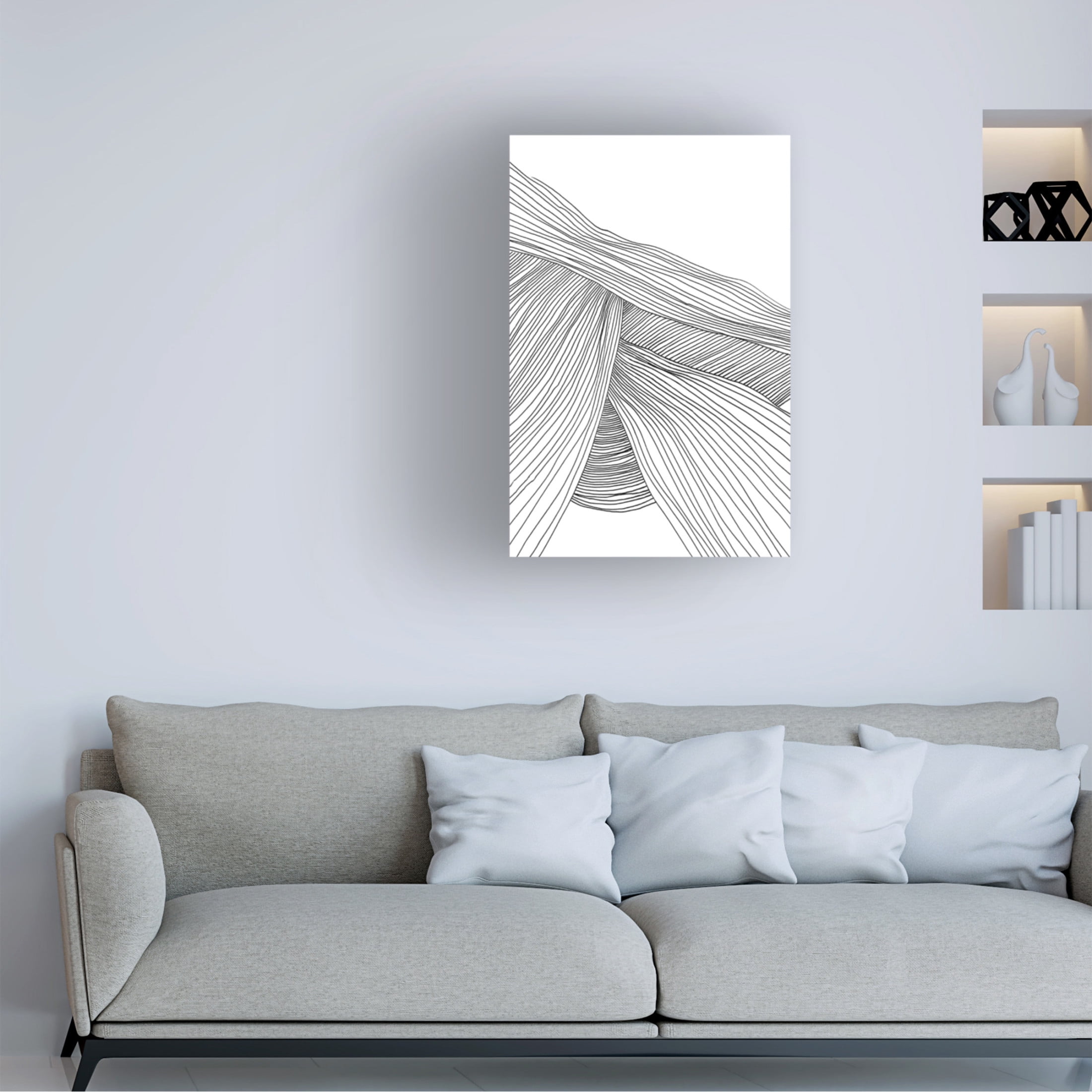 Trademark Fine Art Dan Hobday  Waves Canvas Wall Art