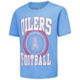 thumbnail image 2 of Youth Light Blue Tennessee Titans Oilers Throwback Stitched Up Retro Logo T-Shirt, 2 of 3