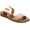 Rose Gold Smooth, variant on Sun + Stone Womens Easten Faux Leather Slip On Slide Sandals