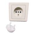 thumbnail image 1 of White Electrical Safety Socket Protective Cover for Children - 5-30PCS Anti-Electric Shock Rotate Guard for Baby Care, 1 of 5