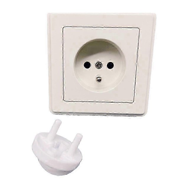 White Electrical Safety Socket Protective Cover for Children - 5-30PCS Anti-Electric Shock Rotate Guard for Baby Care