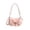 Y0757#Pink, variant on Wooowa Cute Bow Decor Crossbody Bag for Women Casual Handbag Underarm Style Carryall Available in 3 Classic Colors