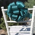 thumbnail image 2 of Teal Blue Christmas Pull Bows - 9" Wide, Set of 6, Easter, Gift Bows, 2 of 7