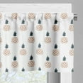 thumbnail image 3 of Ambesonne Pineapple Window Valance, Organic Tropical Fruits, 54" X 18", Dark Slate Blue Almond, 3 of 5