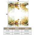 thumbnail image 5 of Watercolour Ducks Mailbox Covers Cute Lovely Yellow Duck River Grass Stone Mailbox Cover Standard Size 18x21 Inch Rustic Welcome Mail Box Post Letter Box Wraps for Home Yard Decor, 5 of 6