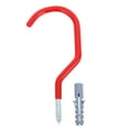 thumbnail image 6 of ETEREAUTY Heavy Duty Red Ceiling Hook for Bike Storage and Garage Organization, 6 of 7