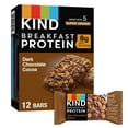 thumbnail image 2 of (5 pack) KIND Breakfast Gluten Free Dark Chocolate Cocoa Protein Snack Bars, 1.76 oz, 12 Count, 2 of 6