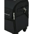 thumbnail image 4 of Travelers Club 17-inch Travel 4-Wheel Rolling Sewing Machine Bag, Black, 4 of 10