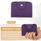 thumbnail image 2 of Uxcell 2 Pcs Soporte de Tarjetas de Crédito de Cuero Organizador de Tarjetas de Presentación Cartera Protectora con 24 Ranuras para Hombres y Mujeres, Morado, 2 of 7