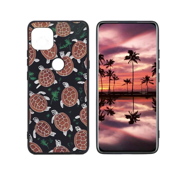 Compatible with Moto One 5G Ace Phone Case, Turtles-693 Case Silicone Protective for Teen Girl Boy Case for Moto One 5G Ace