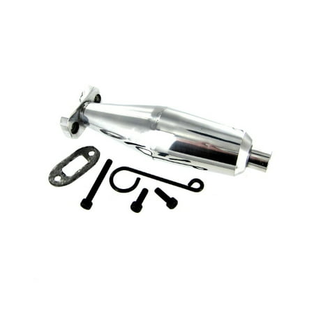 Redcat Racing Part 710030 Aluminum Polished Tuned Pipe Set for Rampage (Best Nitro Tuned Pipe)