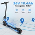 thumbnail image 2 of Electric Scooter for Adults - 350W Motor 10" Solid Tires, up to 19MPH E-Scooter, 2 of 7
